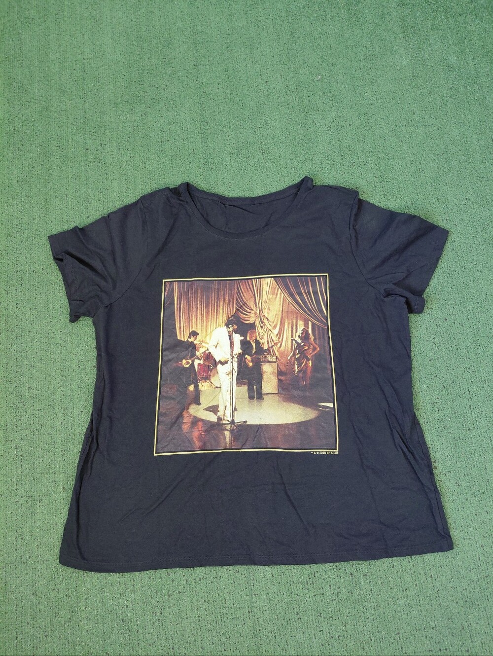 Womens Let's Stick Together Bryan Ferry 1976 Album Cover Music Retro Black T Shi